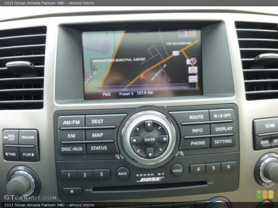 Almond Interior Controls for the 2013 Nissan Armada Platinum 4WD #75640692