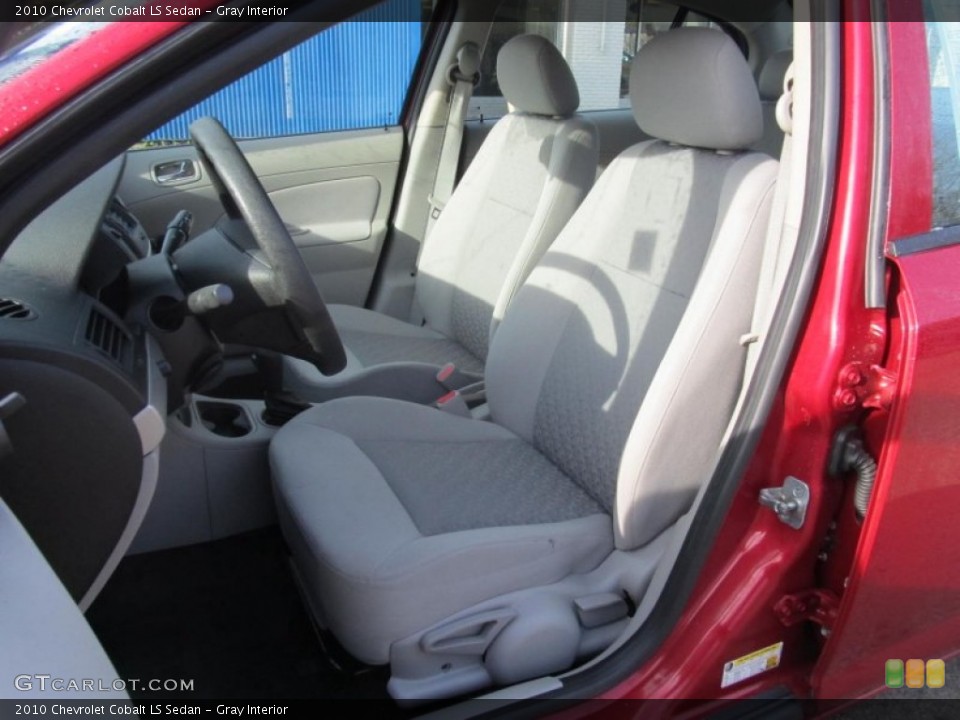 Gray Interior Front Seat for the 2010 Chevrolet Cobalt LS Sedan #75641664