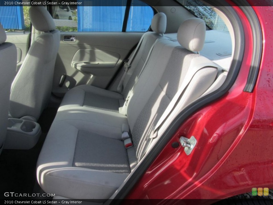 Gray Interior Rear Seat for the 2010 Chevrolet Cobalt LS Sedan #75641685