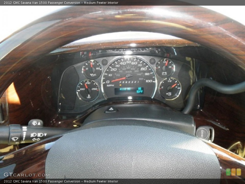 Medium Pewter Interior Gauges for the 2012 GMC Savana Van 1500 Passenger Conversion #75642168