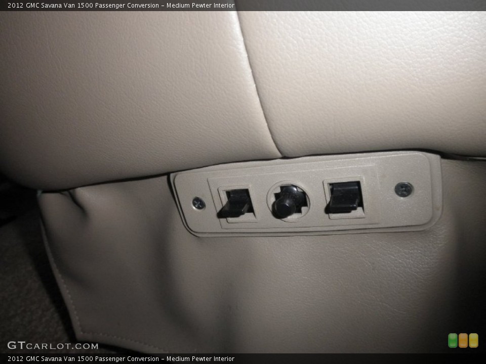 Medium Pewter Interior Controls for the 2012 GMC Savana Van 1500 Passenger Conversion #75642231