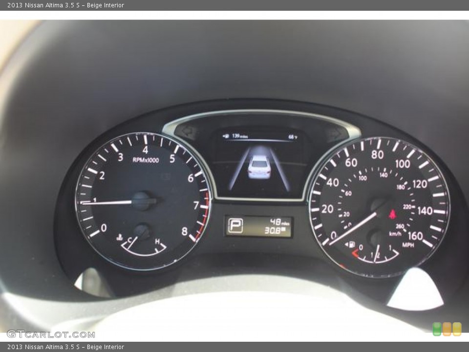 Beige Interior Gauges for the 2013 Nissan Altima 3.5 S #75642621
