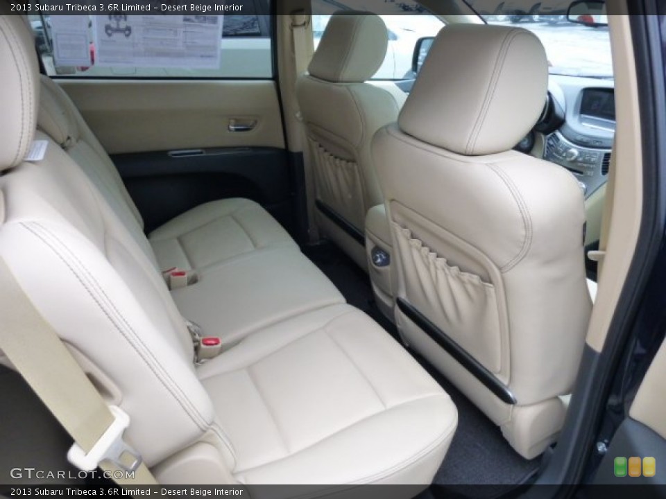 Desert Beige Interior Rear Seat for the 2013 Subaru Tribeca 3.6R Limited #75642702