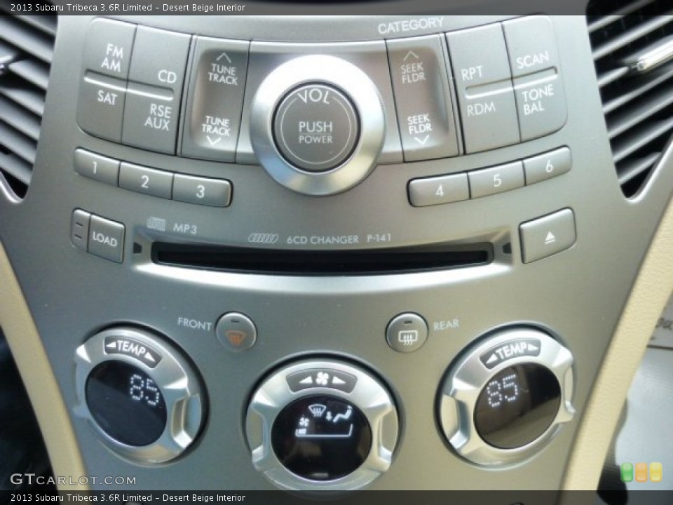 Desert Beige Interior Controls for the 2013 Subaru Tribeca 3.6R Limited #75642792