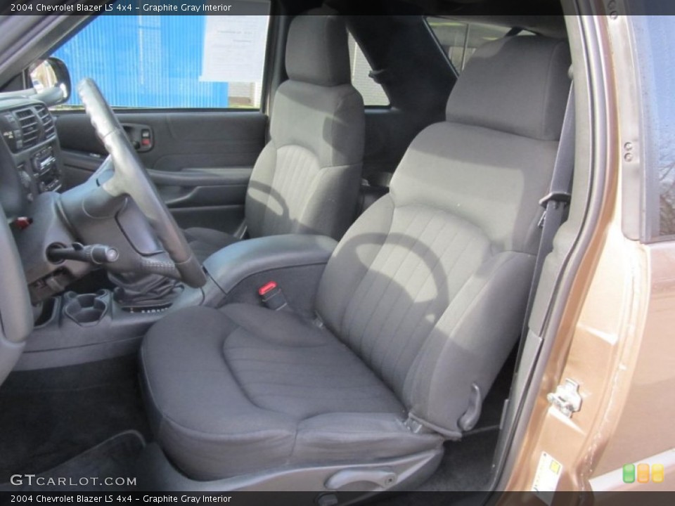 Graphite Gray Interior Front Seat for the 2004 Chevrolet Blazer LS 4x4 #75643477