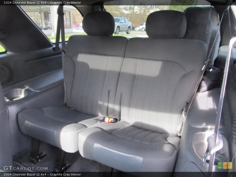 Graphite Gray Interior Rear Seat for the 2004 Chevrolet Blazer LS 4x4 #75643491