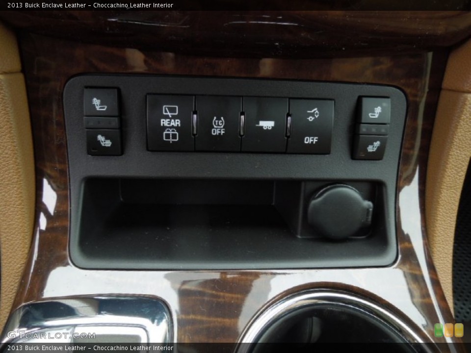 Choccachino Leather Interior Controls for the 2013 Buick Enclave Leather #75645791