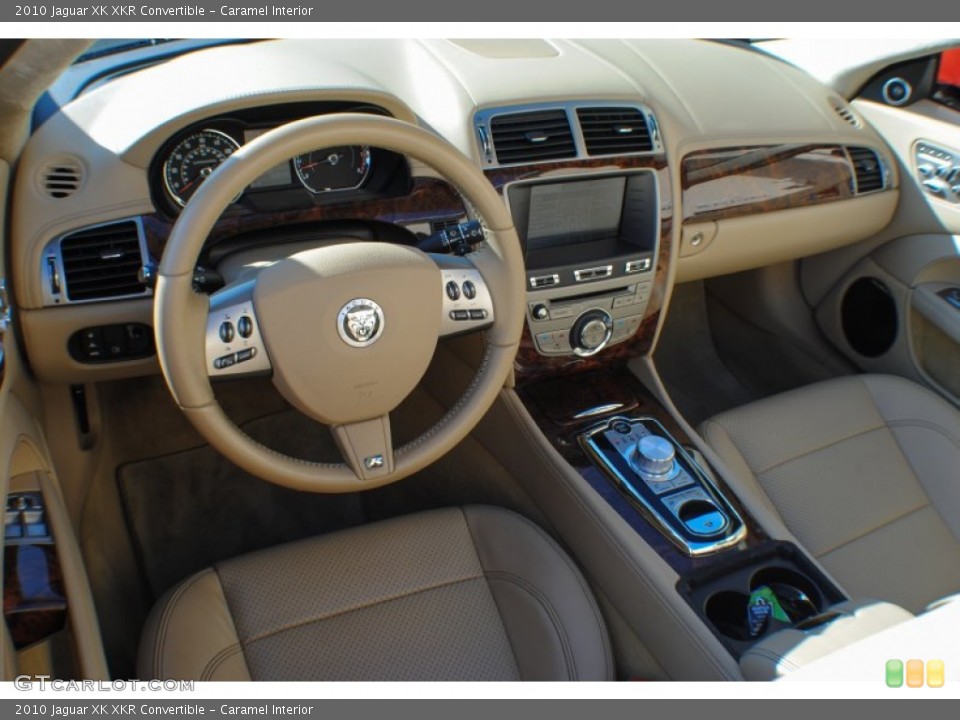 Caramel Interior Prime Interior for the 2010 Jaguar XK XKR Convertible #75648180