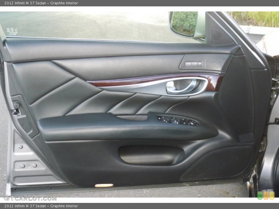 Graphite Interior Door Panel for the 2012 Infiniti M 37 Sedan #75648873