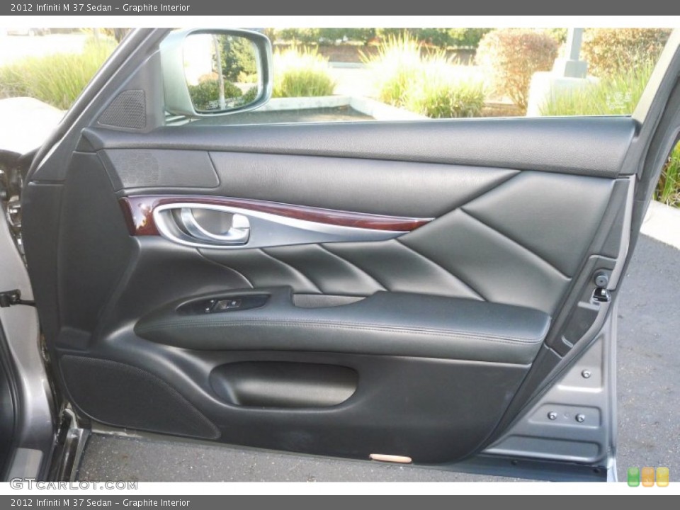 Graphite Interior Door Panel for the 2012 Infiniti M 37 Sedan #75648921