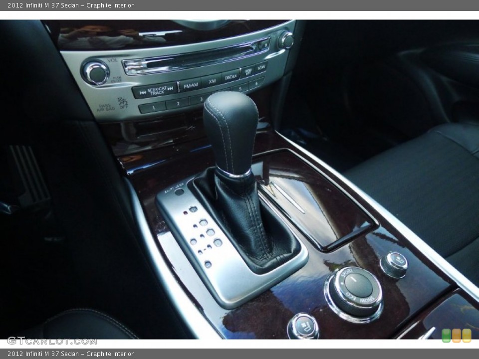 Graphite Interior Transmission for the 2012 Infiniti M 37 Sedan #75649077