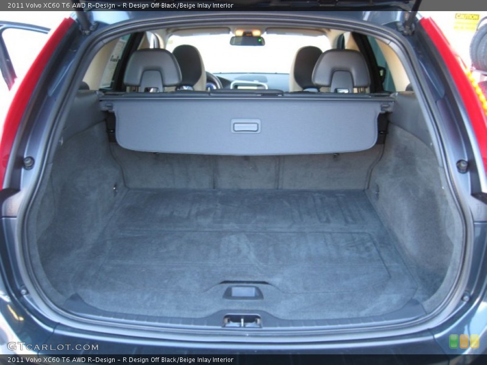 R Design Off Black/Beige Inlay Interior Trunk for the 2011 Volvo XC60 T6 AWD R-Design #75649343