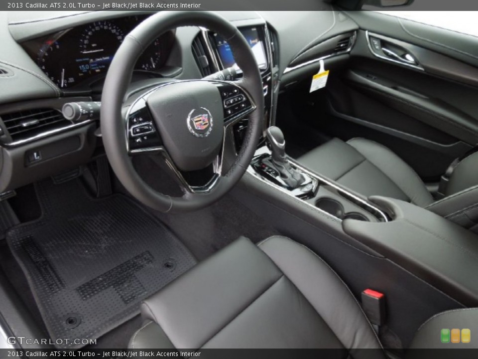 Jet Black/Jet Black Accents Interior Prime Interior for the 2013 Cadillac ATS 2.0L Turbo #75649648