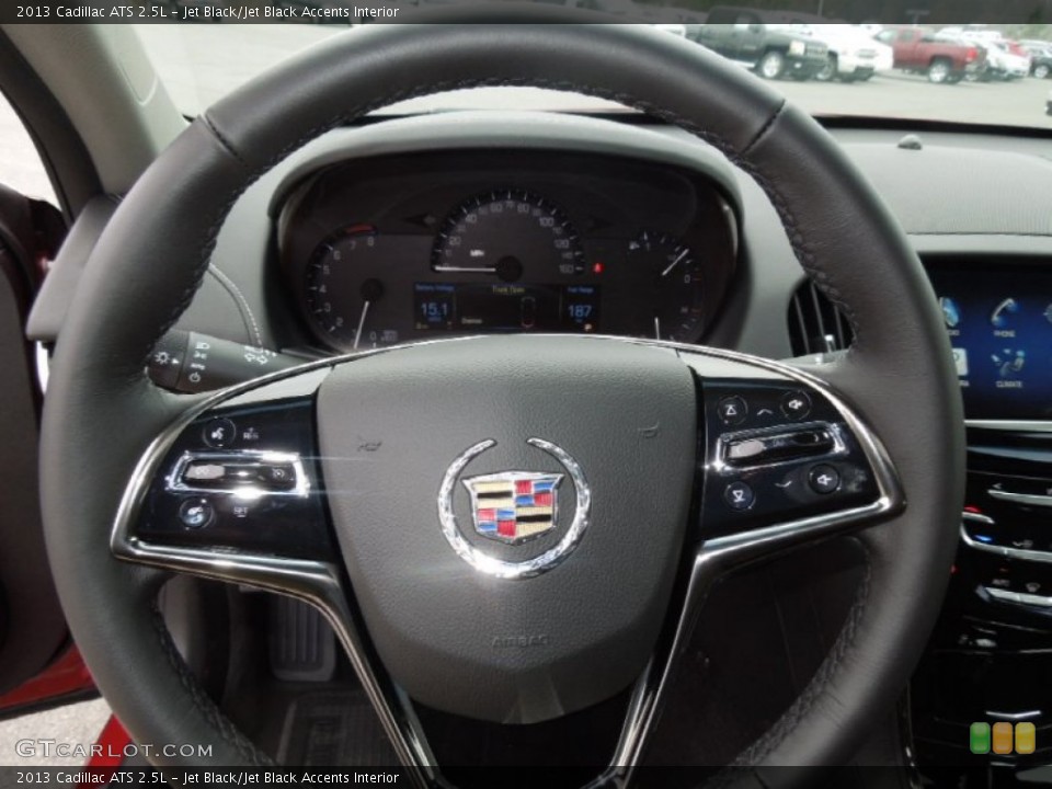 Jet Black/Jet Black Accents Interior Steering Wheel for the 2013 Cadillac ATS 2.5L #75649911