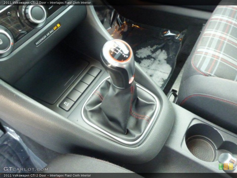 Interlagos Plaid Cloth Interior Transmission for the 2011 Volkswagen GTI 2 Door #75653644