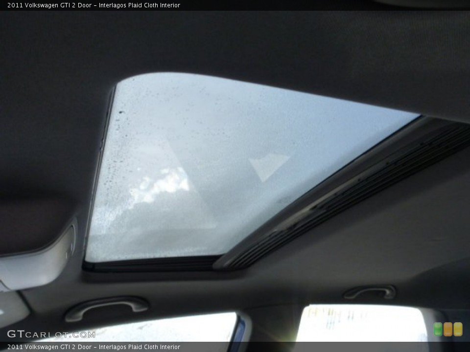 Interlagos Plaid Cloth Interior Sunroof for the 2011 Volkswagen GTI 2 Door #75653682