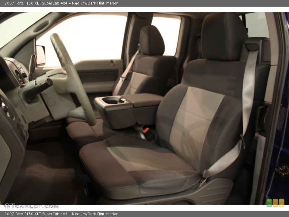 Medium/Dark Flint Interior Front Seat for the 2007 Ford F150 XLT SuperCab 4x4 #75653884