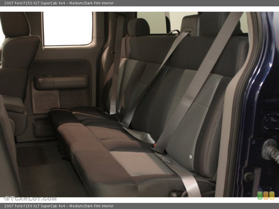 Medium/Dark Flint Interior Rear Seat for the 2007 Ford F150 XLT SuperCab 4x4 #75653976