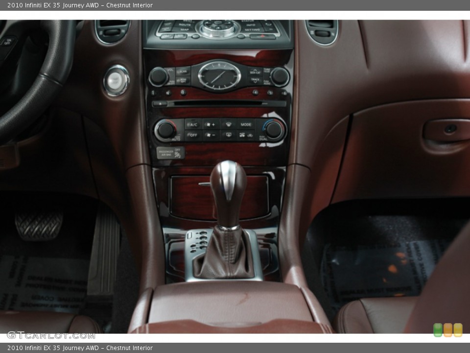 Chestnut Interior Controls for the 2010 Infiniti EX 35 Journey AWD #75654230