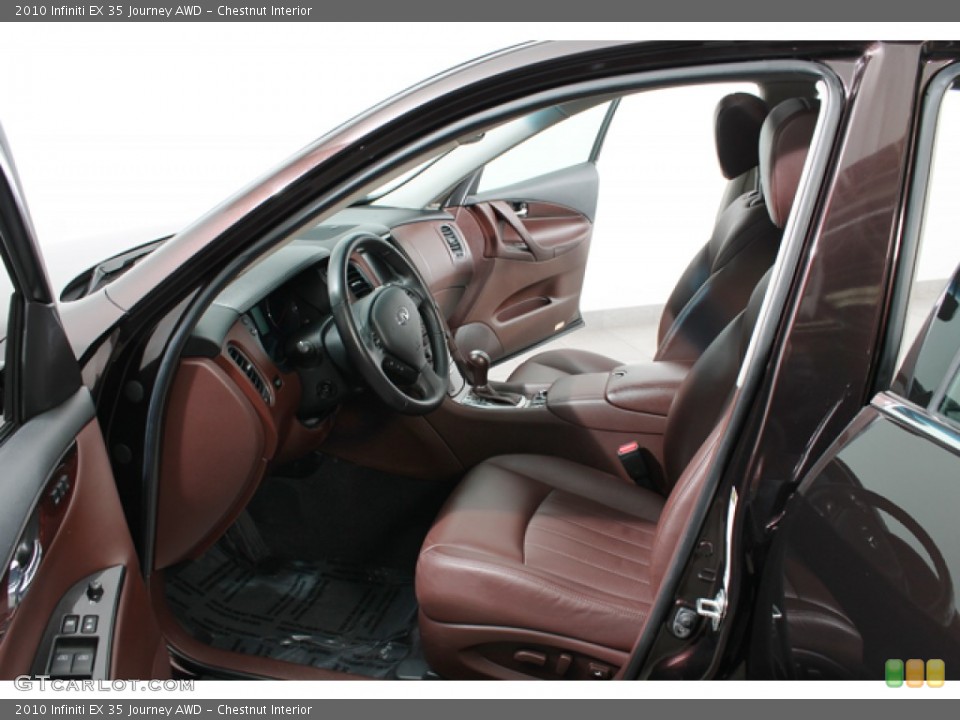 Chestnut Interior Photo for the 2010 Infiniti EX 35 Journey AWD #75654366