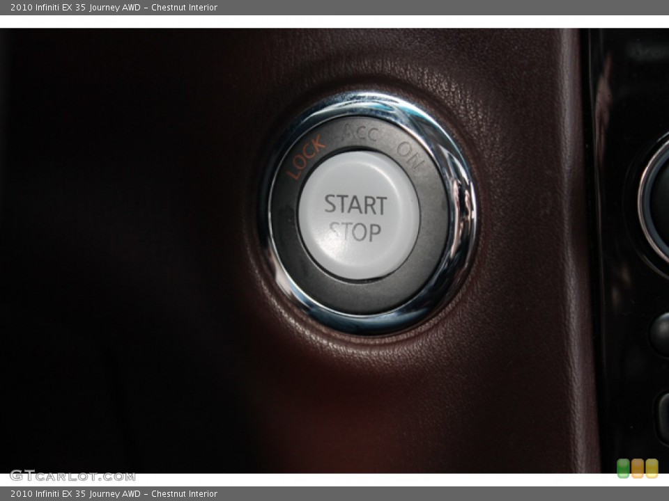 Chestnut Interior Controls for the 2010 Infiniti EX 35 Journey AWD #75654414
