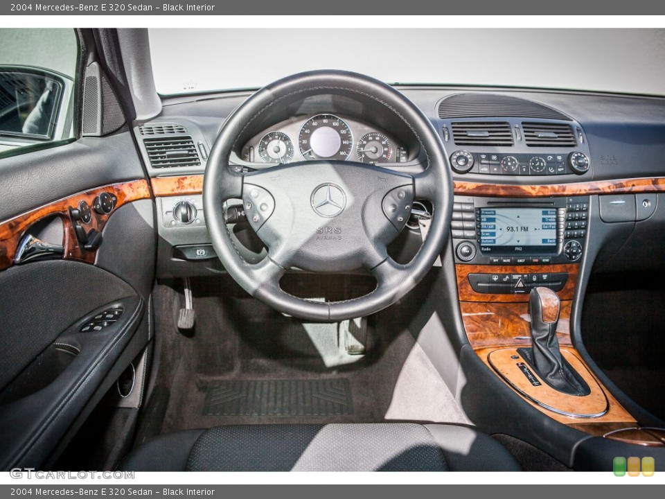 Black Interior Dashboard for the 2004 Mercedes-Benz E 320 Sedan #75654762