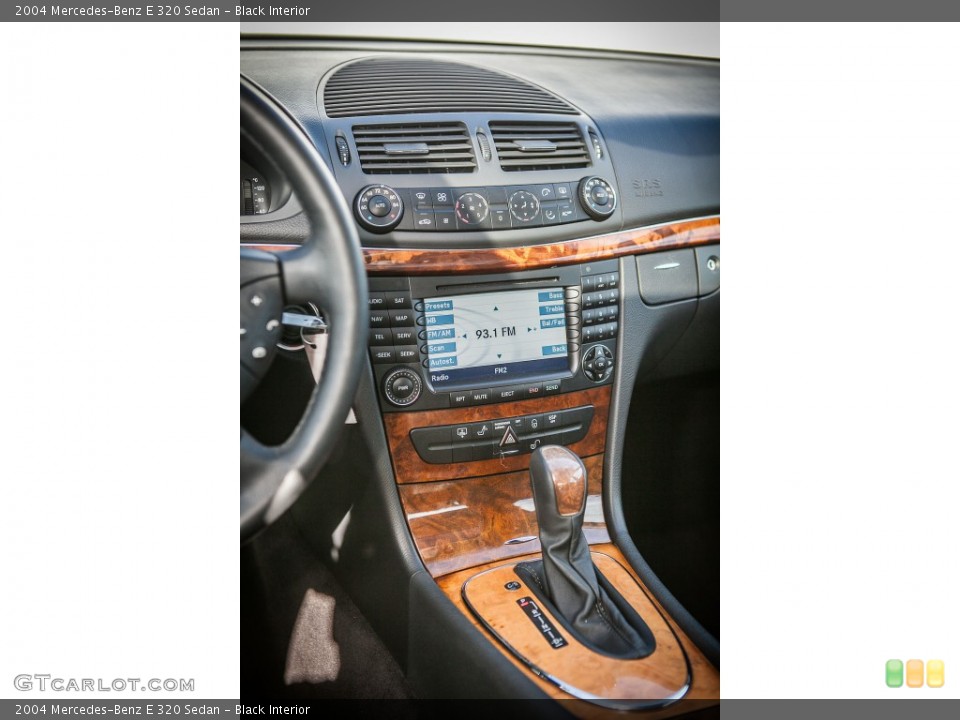 Black Interior Controls for the 2004 Mercedes-Benz E 320 Sedan #75654802