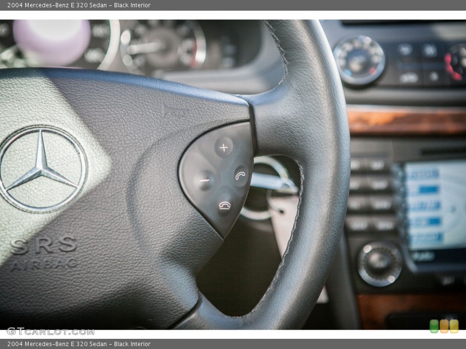 Black Interior Controls for the 2004 Mercedes-Benz E 320 Sedan #75655144