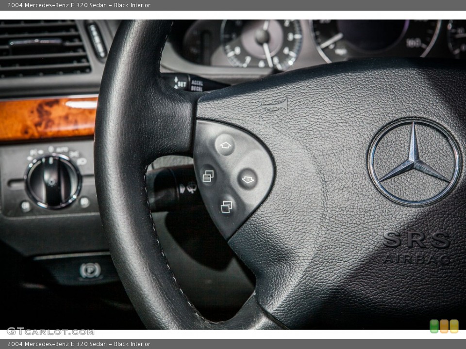Black Interior Controls for the 2004 Mercedes-Benz E 320 Sedan #75655176