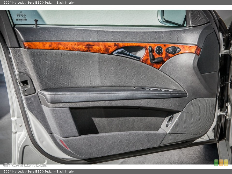 Black Interior Door Panel for the 2004 Mercedes-Benz E 320 Sedan #75655251