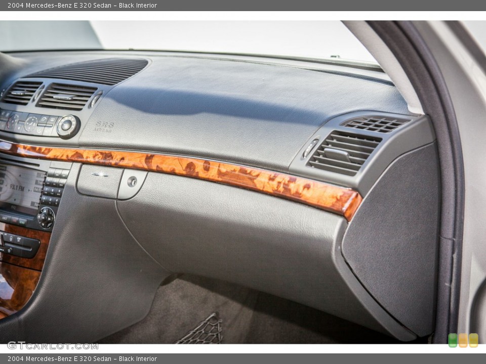 Black Interior Dashboard for the 2004 Mercedes-Benz E 320 Sedan #75655335