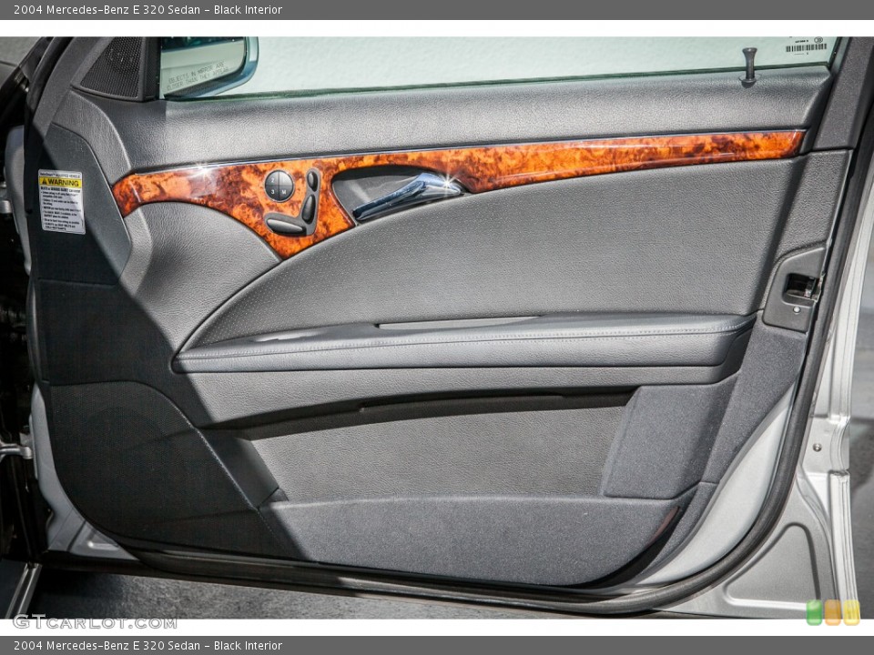 Black Interior Door Panel for the 2004 Mercedes-Benz E 320 Sedan #75655407