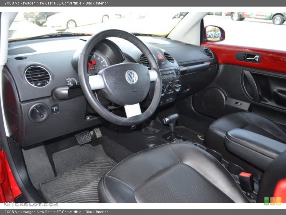 Black 2008 Volkswagen New Beetle Interiors