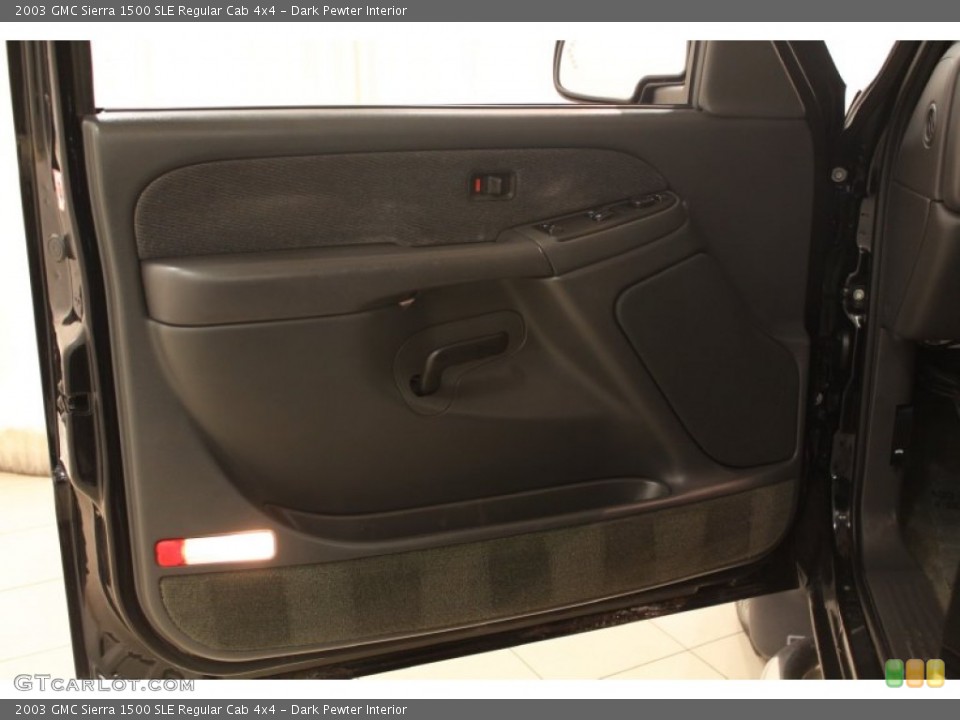 Dark Pewter Interior Door Panel for the 2003 GMC Sierra 1500 SLE Regular Cab 4x4 #75657705