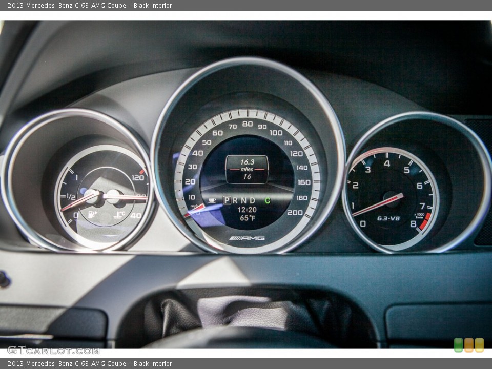 Black Interior Gauges for the 2013 Mercedes-Benz C 63 AMG Coupe #75658737