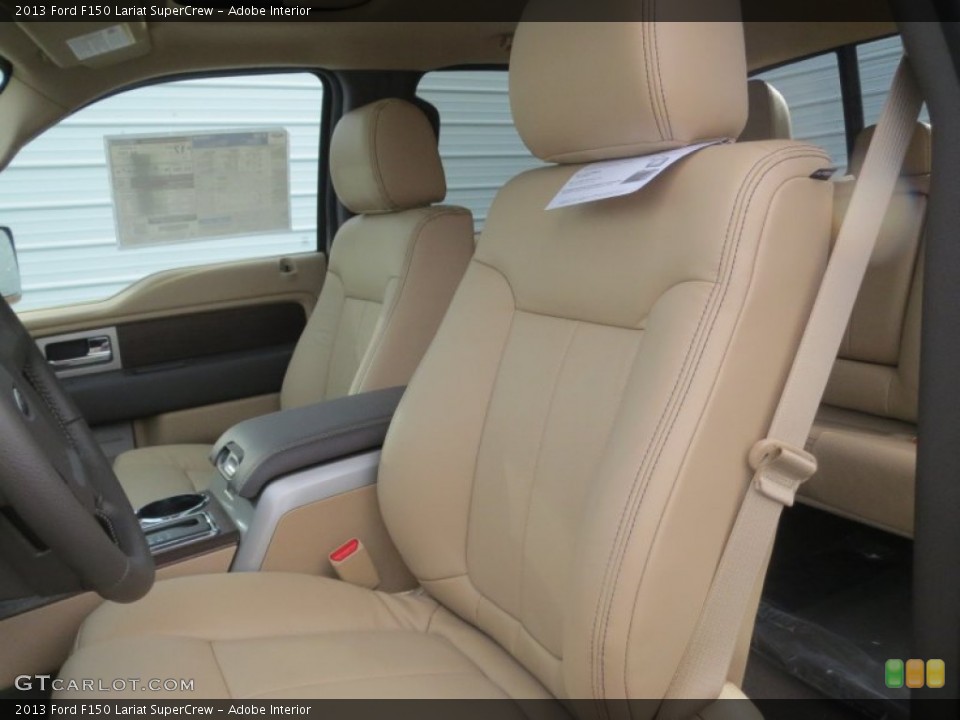 Adobe Interior Front Seat for the 2013 Ford F150 Lariat SuperCrew #75659222