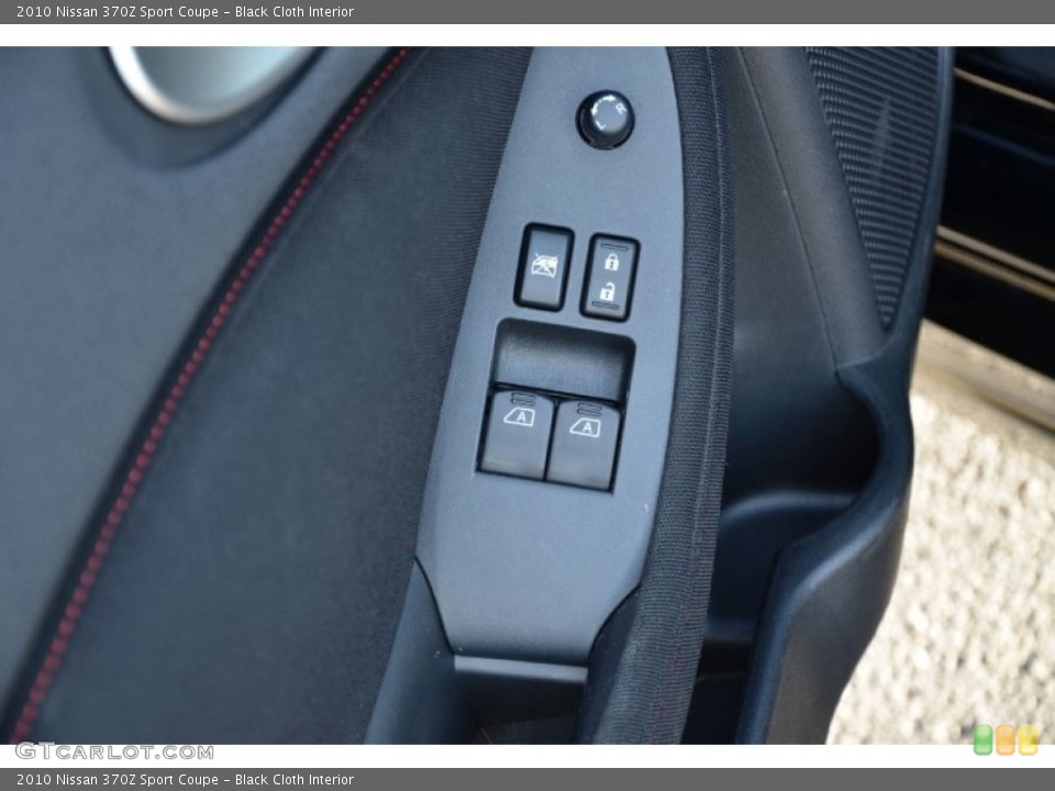 Black Cloth Interior Controls for the 2010 Nissan 370Z Sport Coupe #75660183