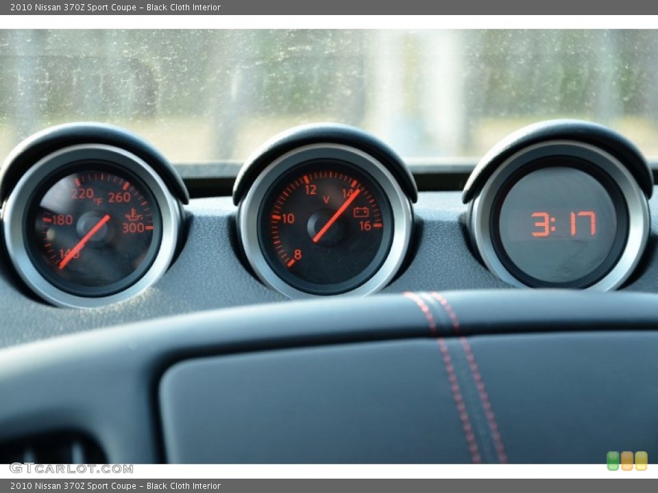 Black Cloth Interior Gauges for the 2010 Nissan 370Z Sport Coupe #75660318