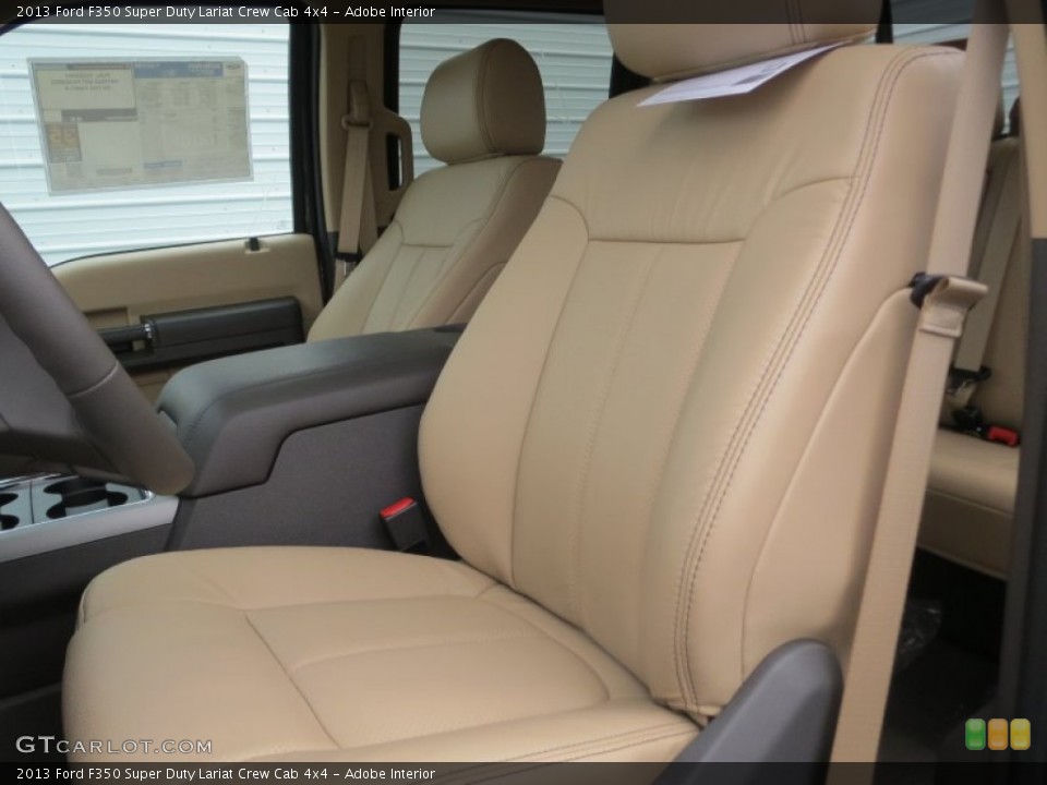 Adobe Interior Photo for the 2013 Ford F350 Super Duty Lariat Crew Cab 4x4 #75662643