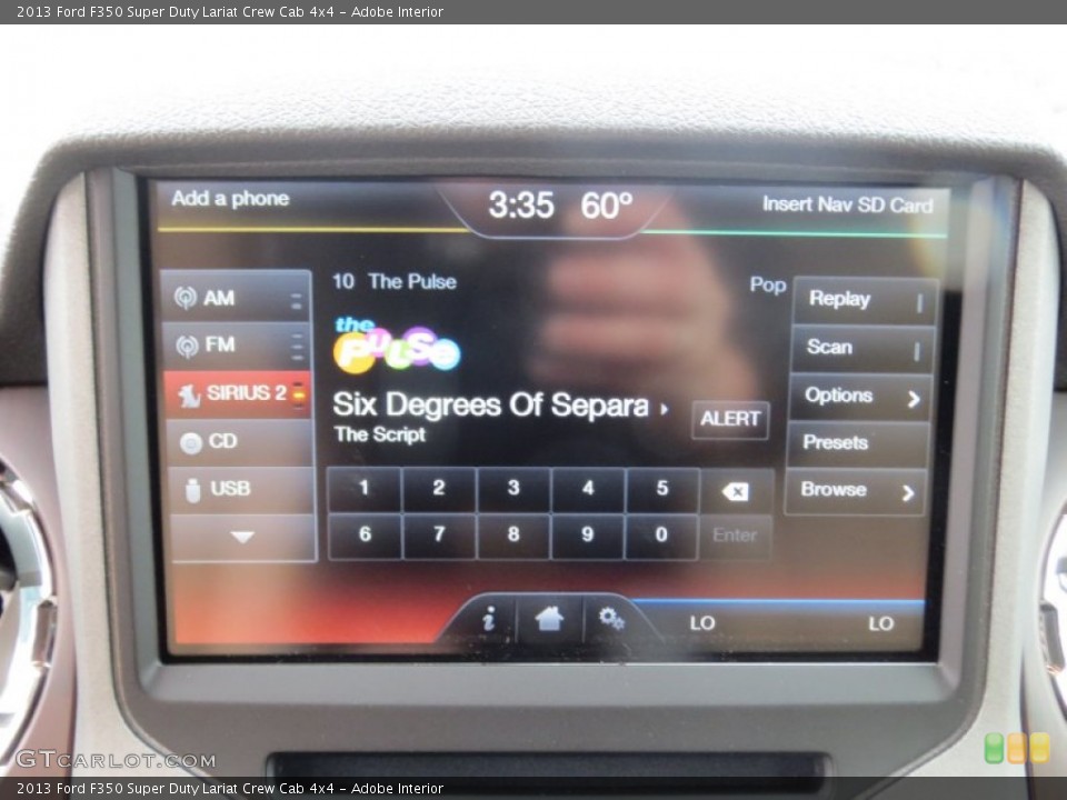 Adobe Interior Audio System for the 2013 Ford F350 Super Duty Lariat Crew Cab 4x4 #75662700