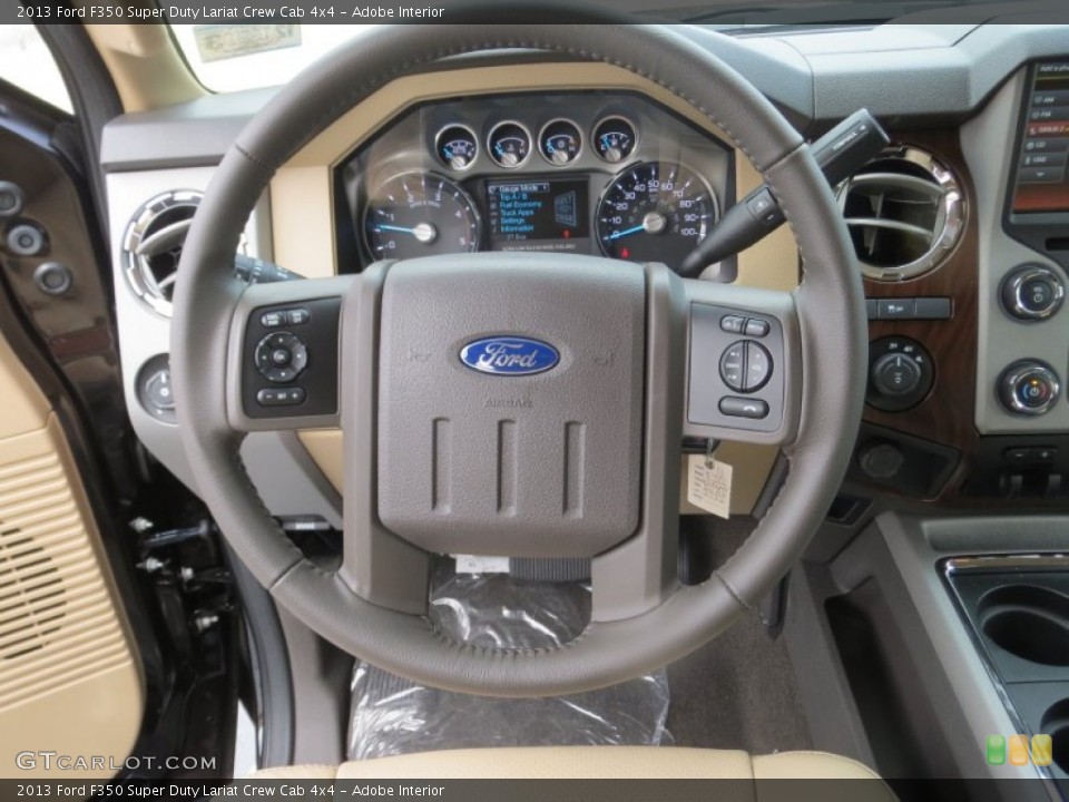 Adobe Interior Steering Wheel for the 2013 Ford F350 Super Duty Lariat Crew Cab 4x4 #75662751