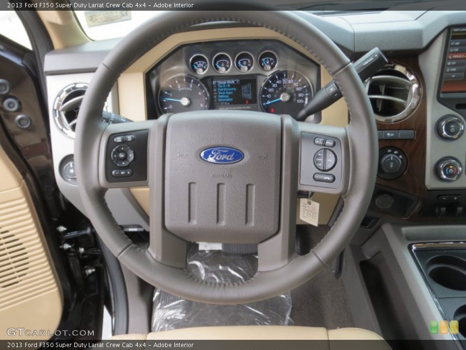 Adobe Interior Steering Wheel for the 2013 Ford F350 Super Duty Lariat Crew Cab 4x4 #75662751