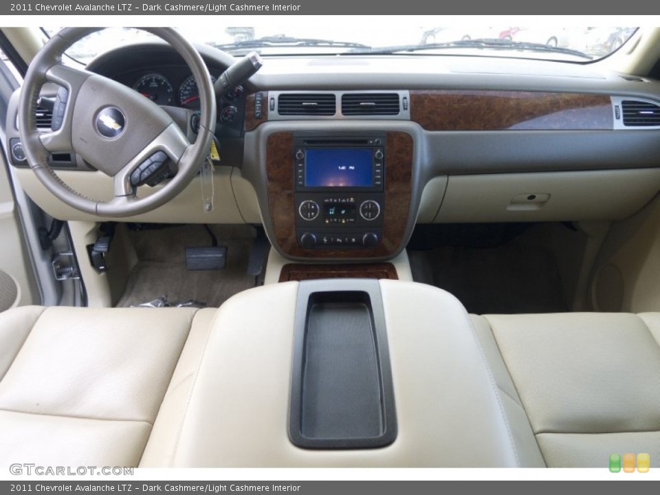 Dark Cashmere/Light Cashmere Interior Dashboard for the 2011 Chevrolet Avalanche LTZ #75662772