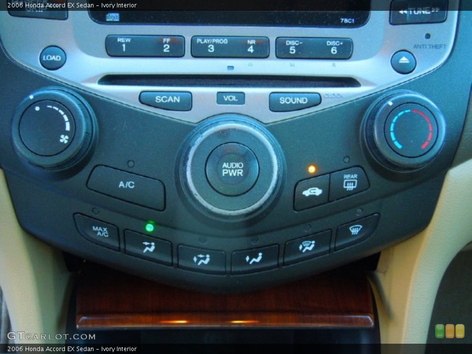 Ivory Interior Controls for the 2006 Honda Accord EX Sedan #75663402