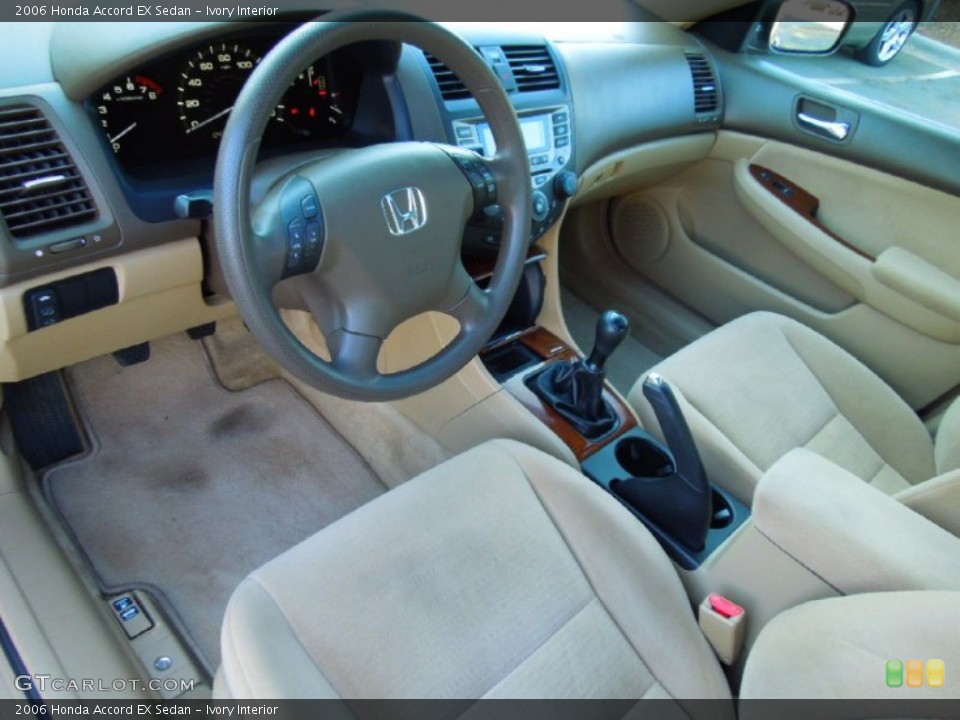 Ivory Interior Prime Interior for the 2006 Honda Accord EX Sedan #75663558