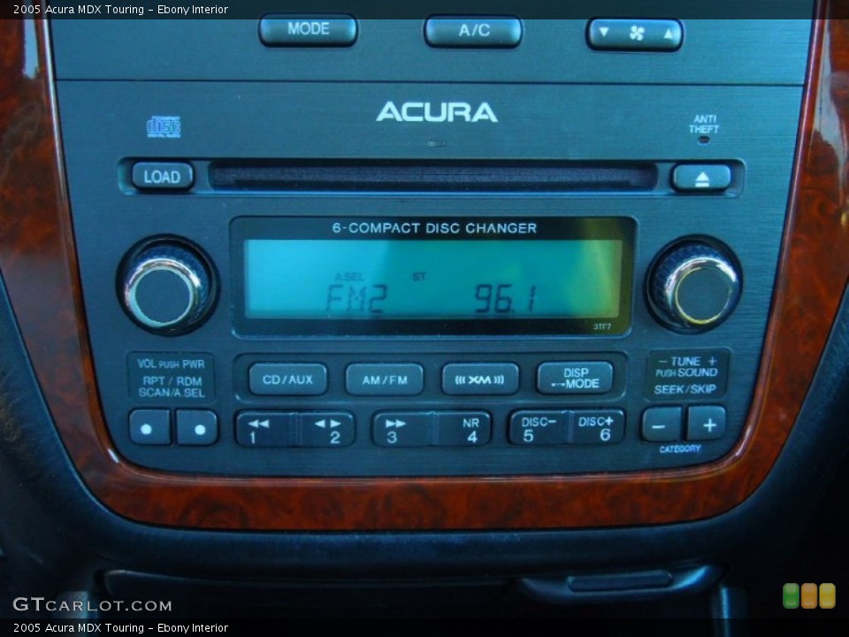 Ebony Interior Audio System for the 2005 Acura MDX Touring #75665481