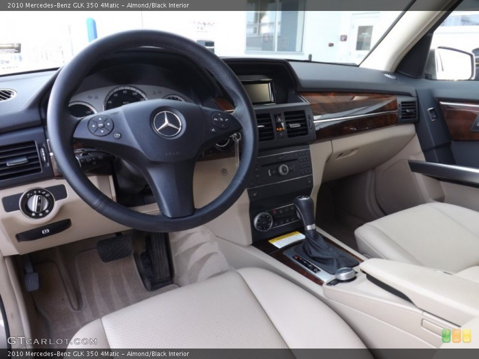Almond/Black Interior Prime Interior for the 2010 Mercedes-Benz GLK 350 4Matic #75666647