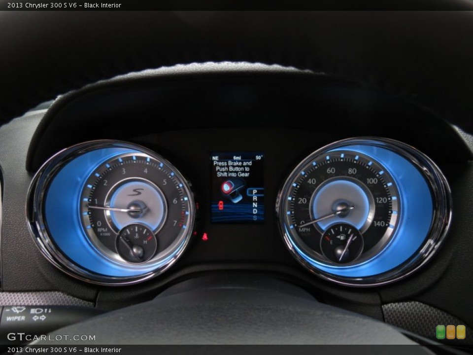 Black Interior Gauges for the 2013 Chrysler 300 S V6 #75667161