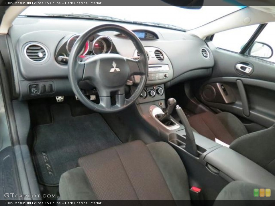 Dark Charcoal Interior Prime Interior for the 2009 Mitsubishi Eclipse GS Coupe #75667349