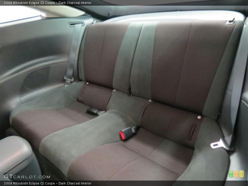 Dark Charcoal Interior Rear Seat for the 2009 Mitsubishi Eclipse GS Coupe #75667354